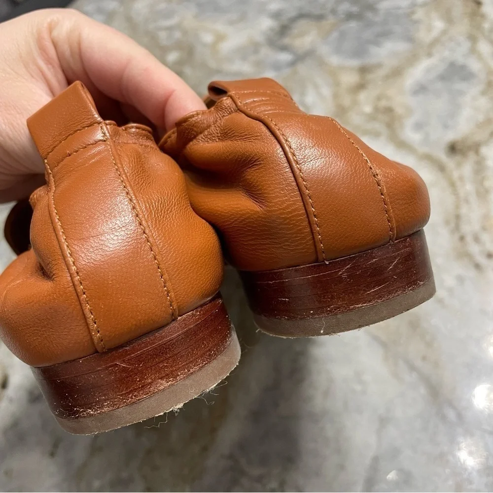 Tory Burch Mini Benton Charm Loafer Calf Leather in Amber 8